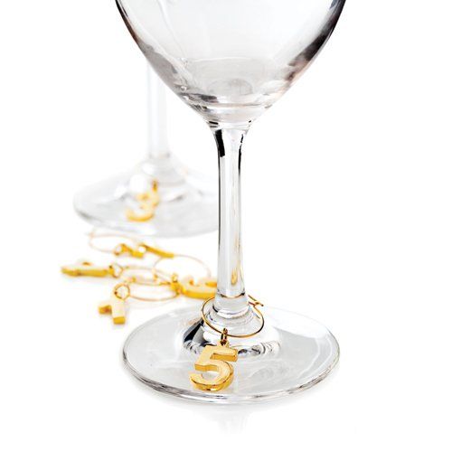 Gold-Plated Wine Charms