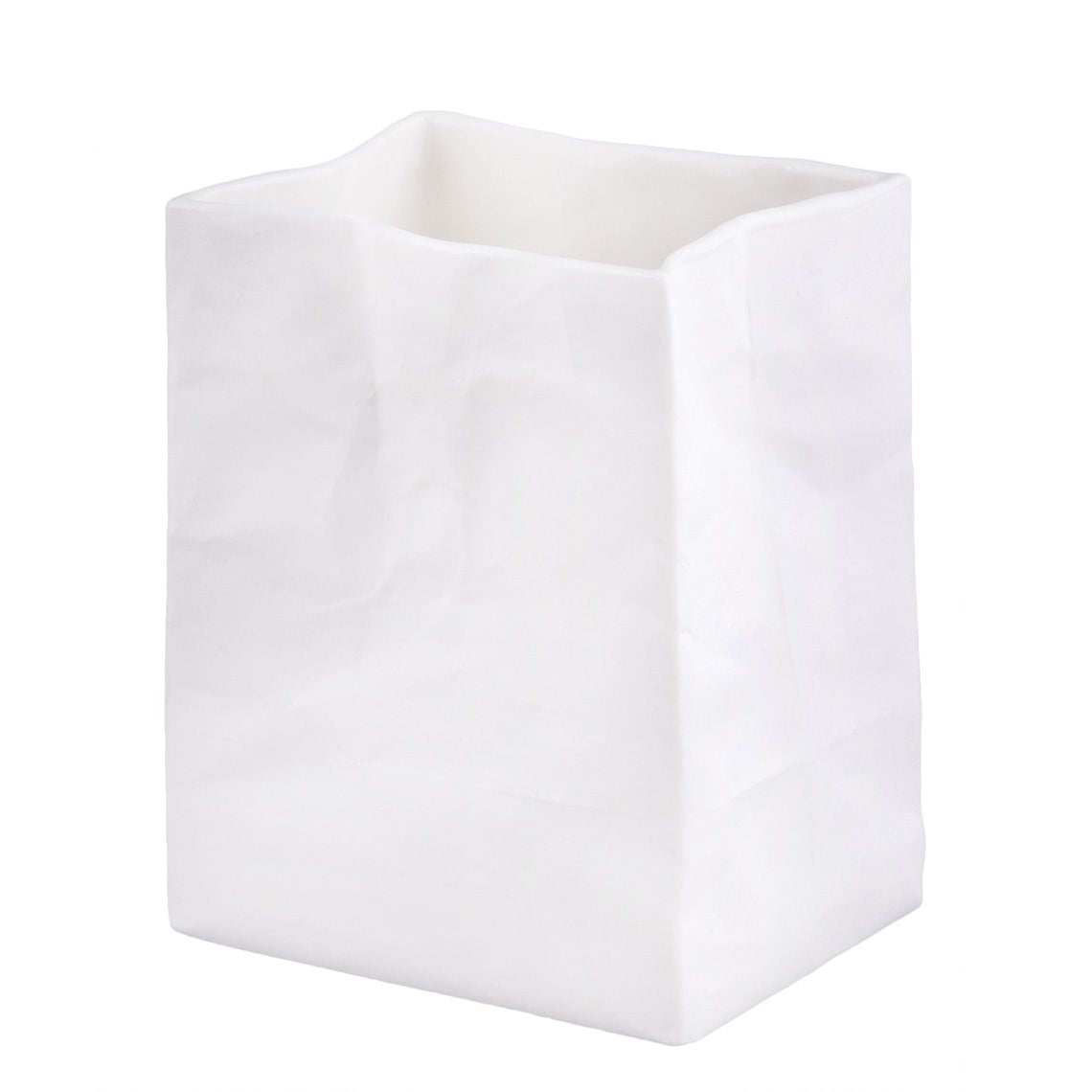 Poetry Porcelain Bag Vase - Medium