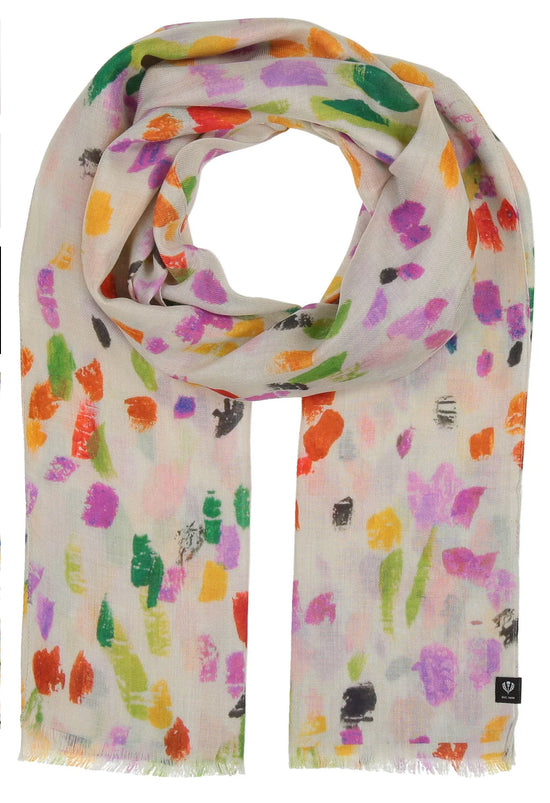 Brush Strokes Scarf - Dusty Orchid