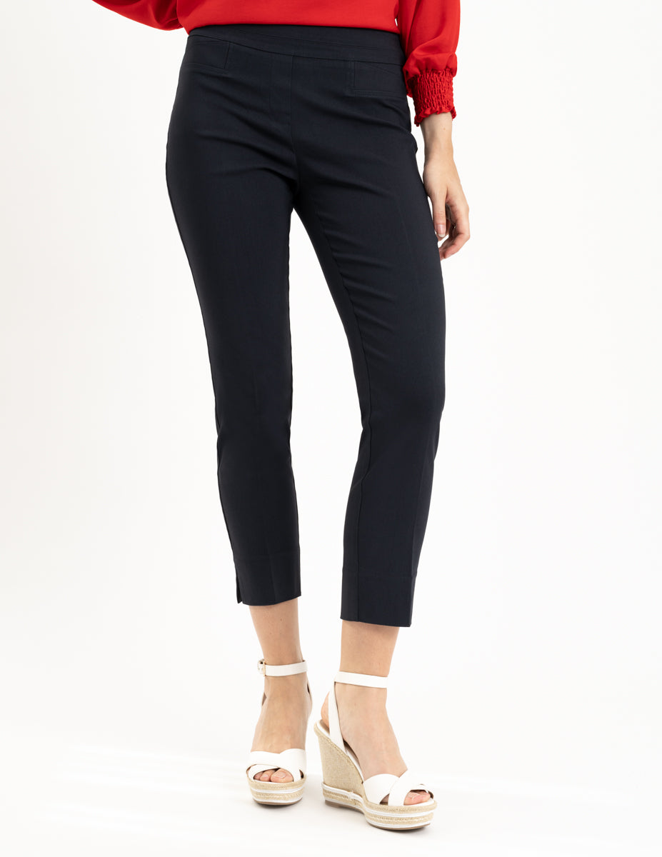 Pull-On Ankle Pants - New Midnight