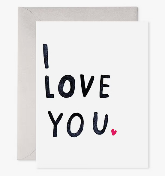 ILY I Love You Greeting Card