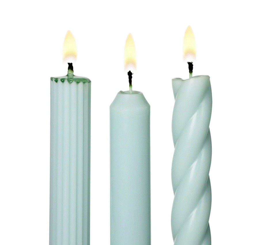 llume Fresh Sea Salt Assorted Taper Candles 3 Pack Bailey Road