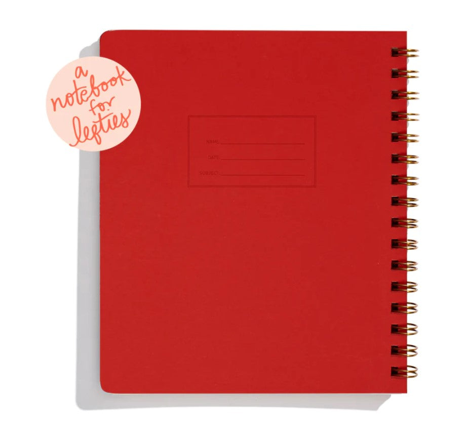 Standard Notebook - Warm Red