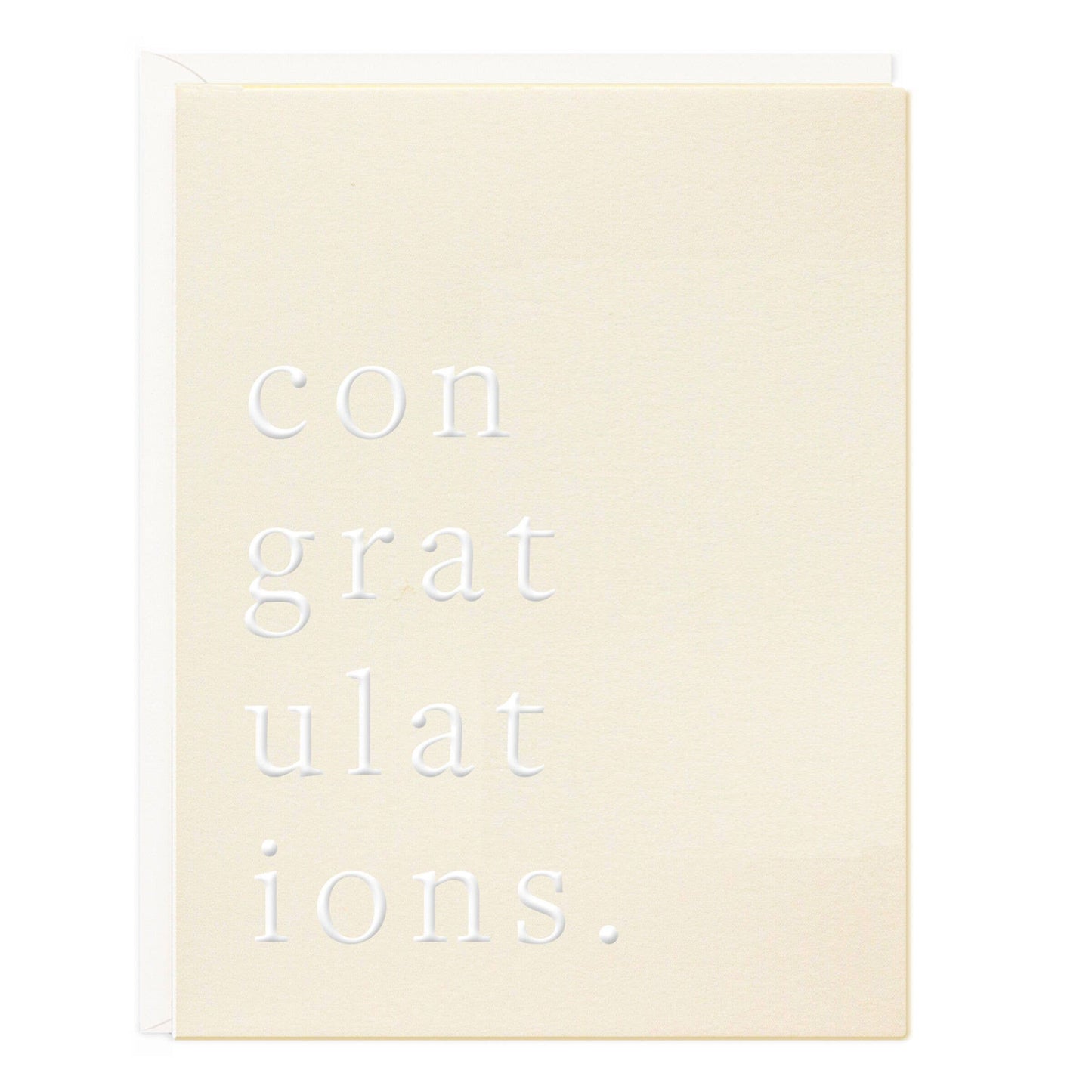 Congratulations Chic Greeting Card
