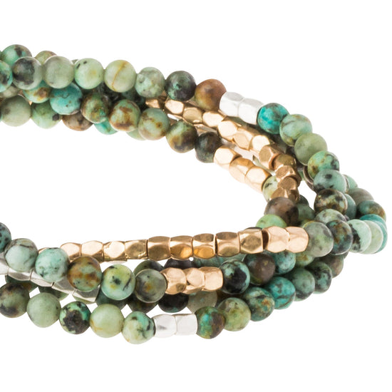 African Turquoise Scout Wrap