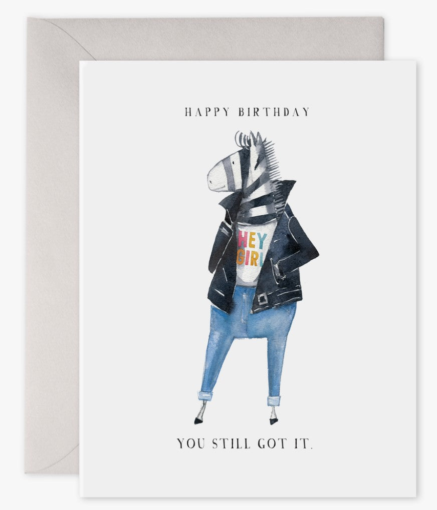 "Hey Girl" Birthday Card
