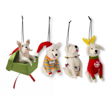 Dog Ornament - Reindeer Ears