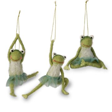 Ballerina Frog Ornament Assortment - Raised Arm