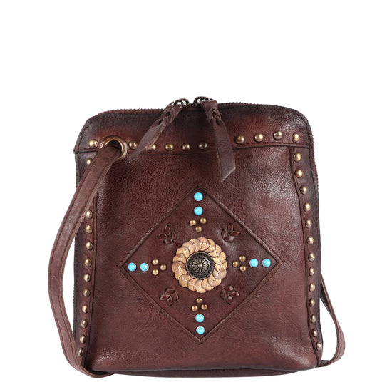 Levi Crossbody Bag - Brown