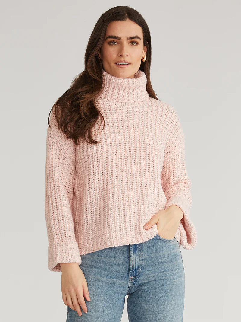 Vida Turtleneck Sweater - Lotus