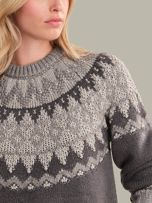 Lela Raglan Sleeve Sweater - Black Combo