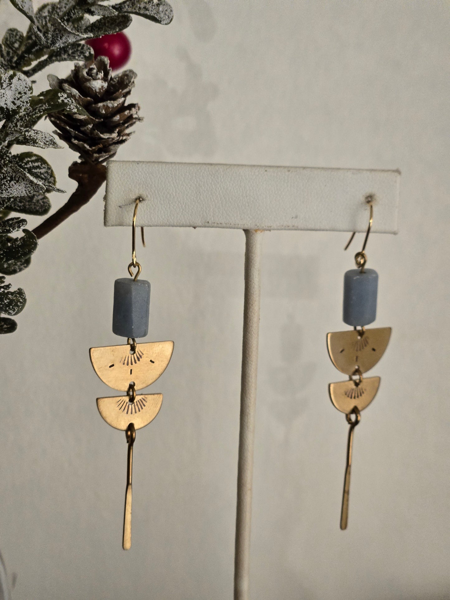 Didim Earrings - Light Blue