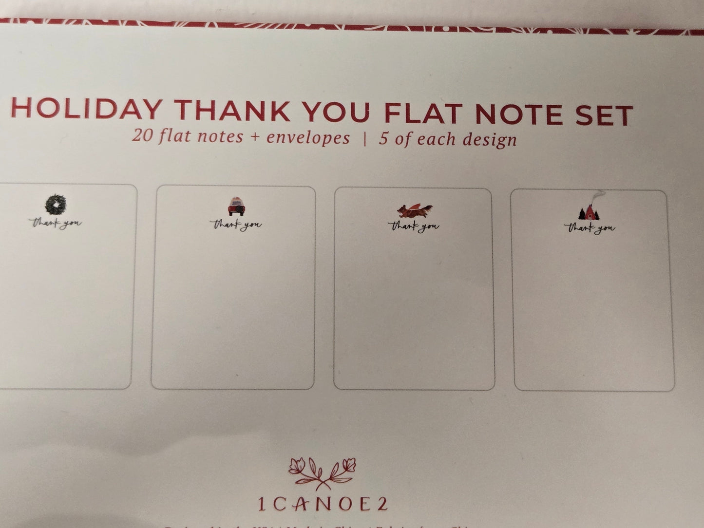 Holiday Thank You Note Set