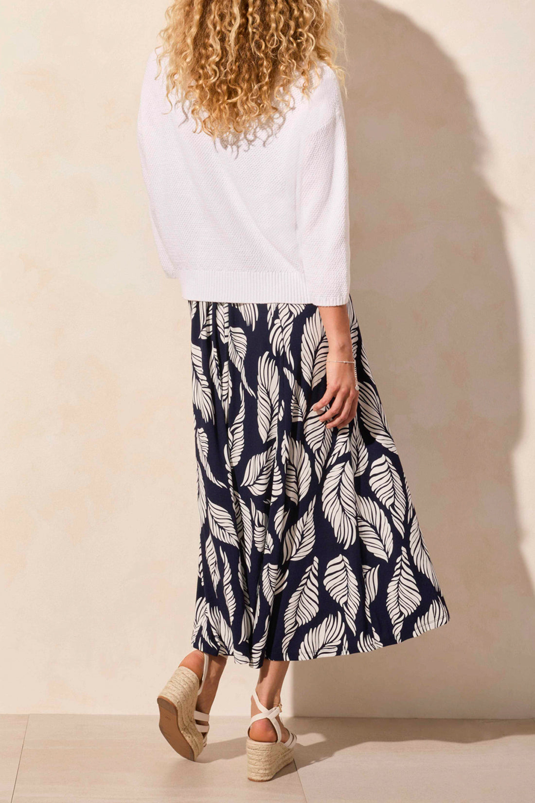 Cocoon Cardigan Sweater - White