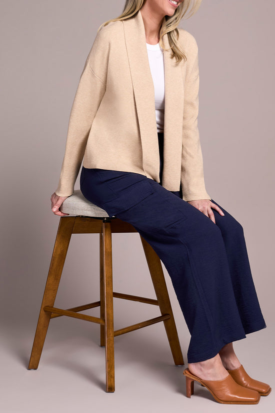 Coatigan Jacket - Heather Latte