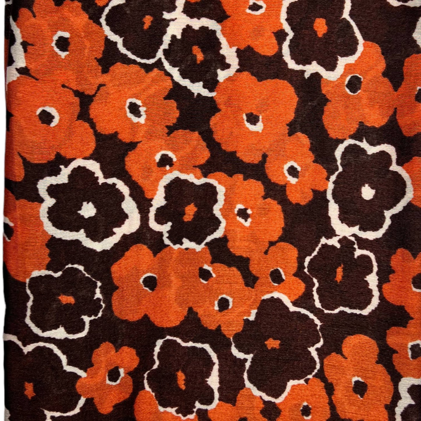 Vinca Flower Print: Orange