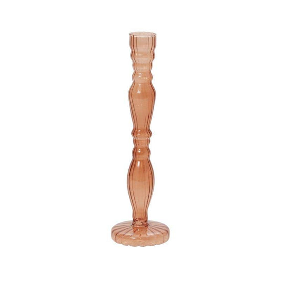 Raywood Bud Vase - 10 Inch - Amber