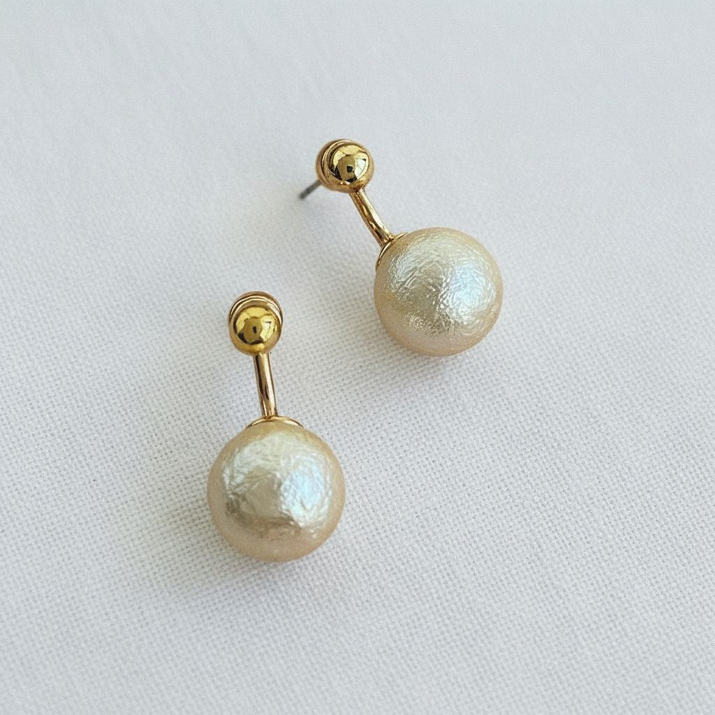 Chic Vintage Pearl Drop Earrings