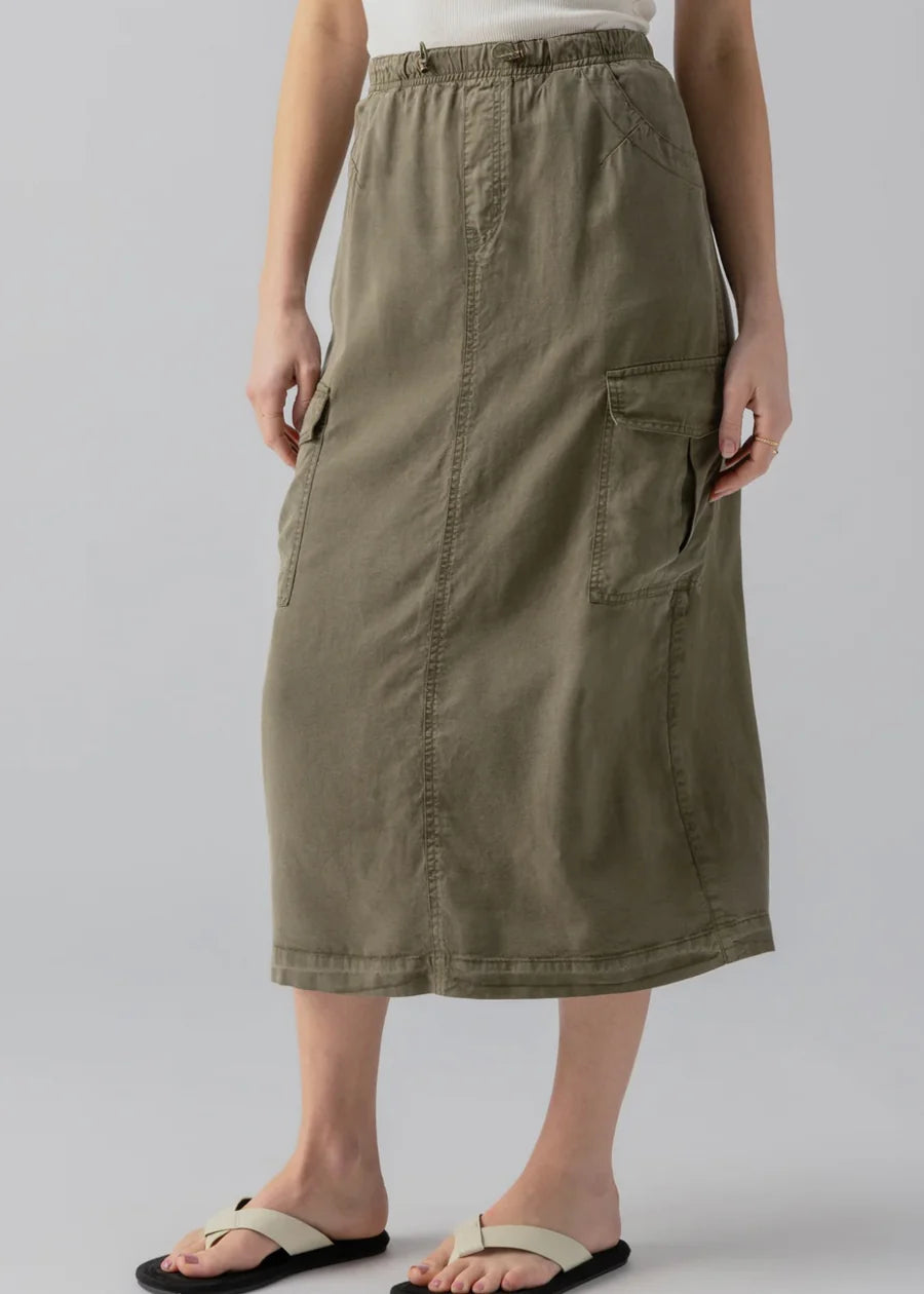 Parachute Skirt - Burnt Olive