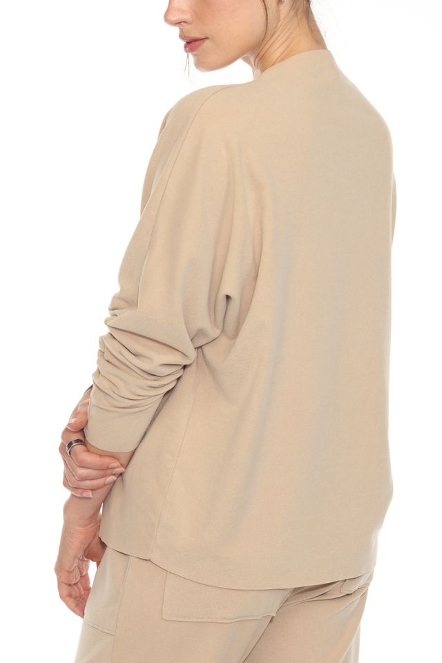 James Dolman Fleece Top - Cashmere
