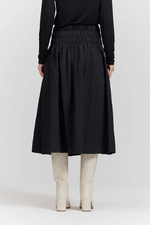 Hip Smock Skirt - Black