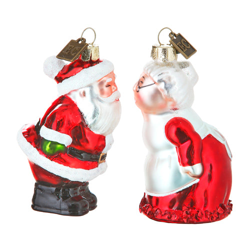 Load image into Gallery viewer, Santa &amp;amp; Mrs. Claus Holiday Ornaments - Santa
