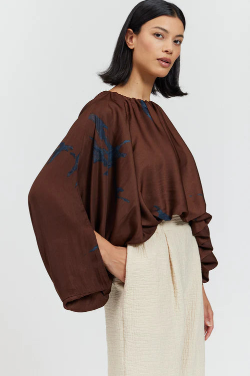 Long Sleeve Top - Cacao