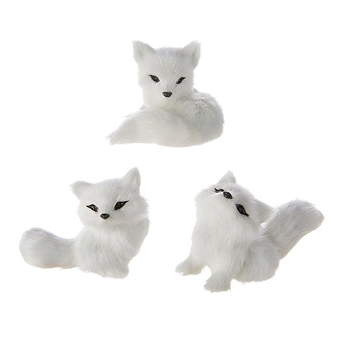 Artic Fox Ornaments - Lying Down