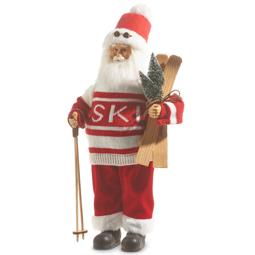 Santa in Ski Sweater