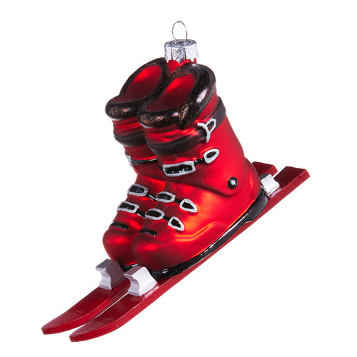 Ski Boots Holiday Ornament