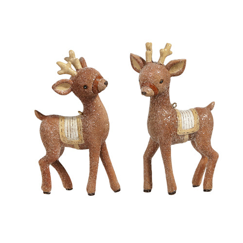 Whimsical Reindeer Holiday Ornament