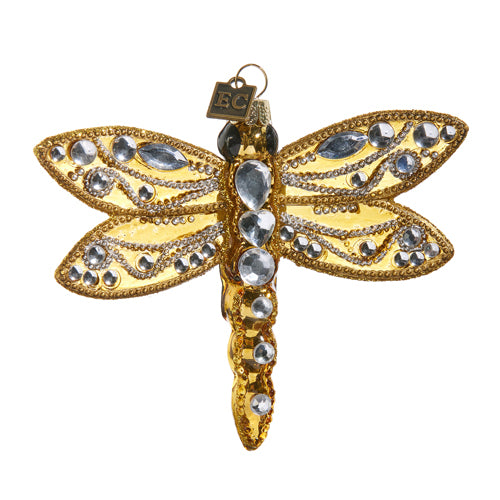 Jeweled Dragonfly Holiday Ornament