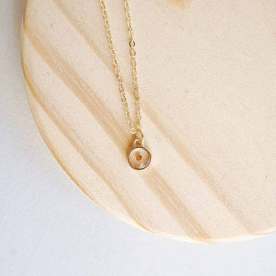 Mustard Seed Faith Necklace - Silver