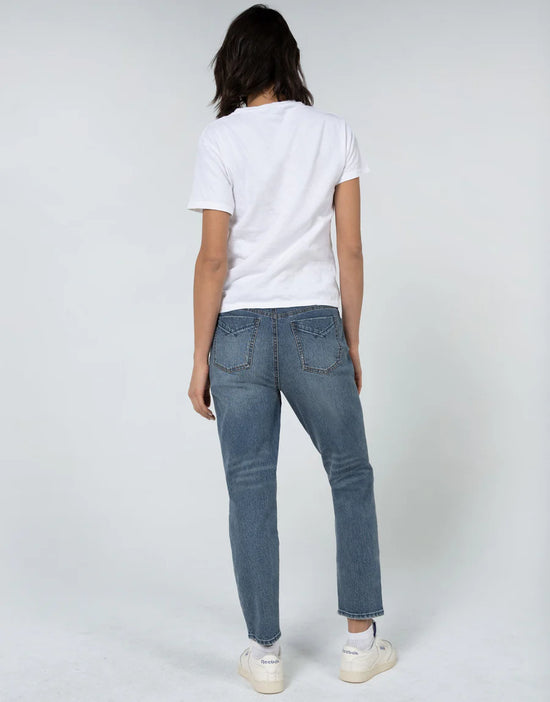 Debbie Slim Mom Fit Cropped Jeans - Express