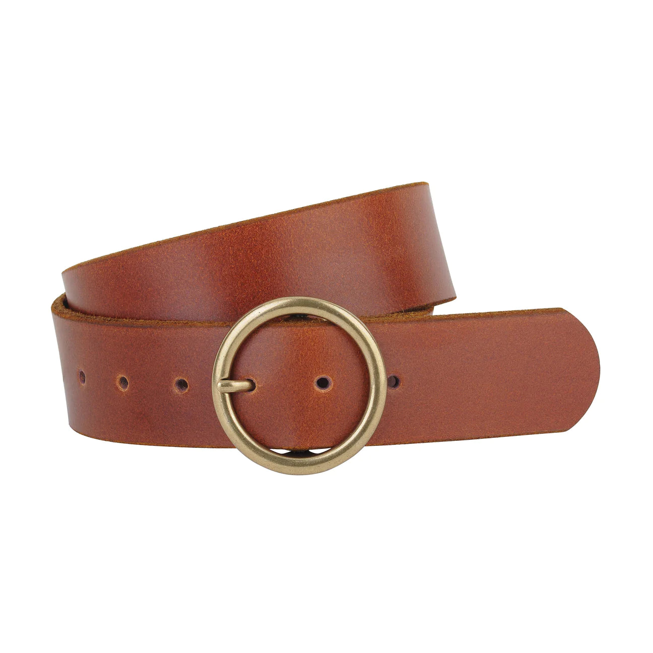 Load image into Gallery viewer, Wide Belt with Copper Tone Buckle - Tan

