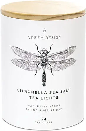 Citronella Tealights - Sea Salt