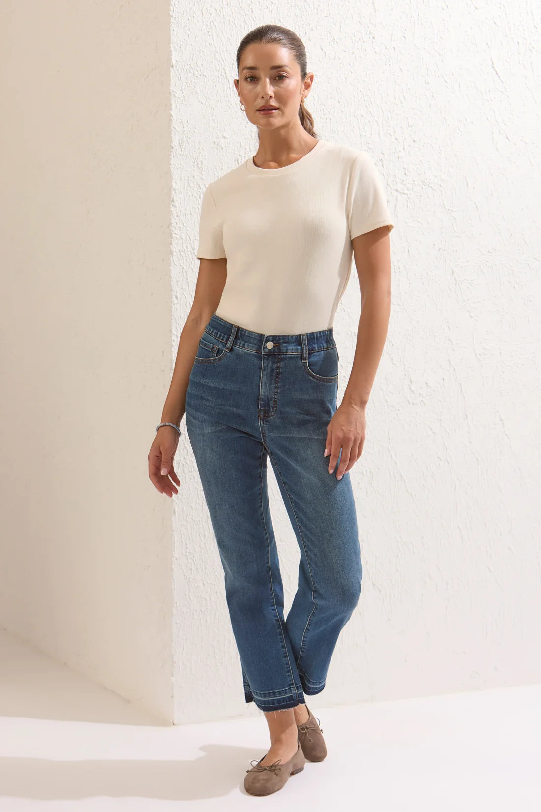 Sophia Curvy Micro Flare Jeans - Dusk