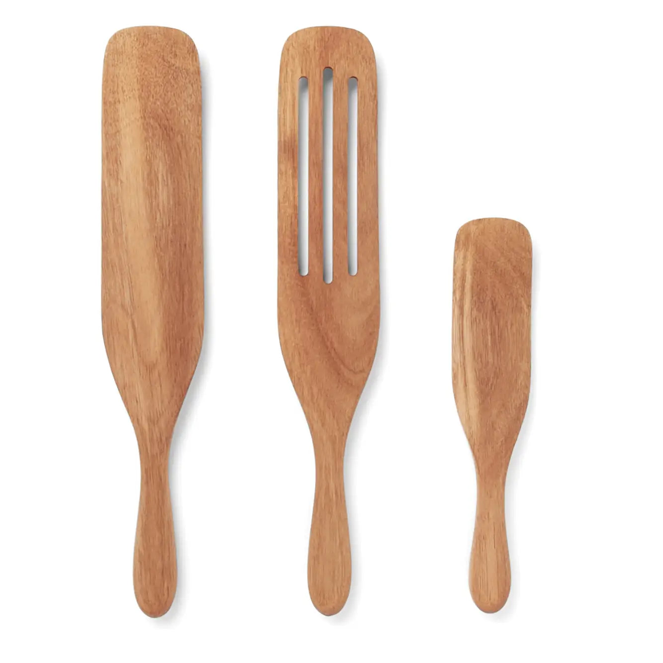 Acacia Wood Spurtle Set - 3 Pieces