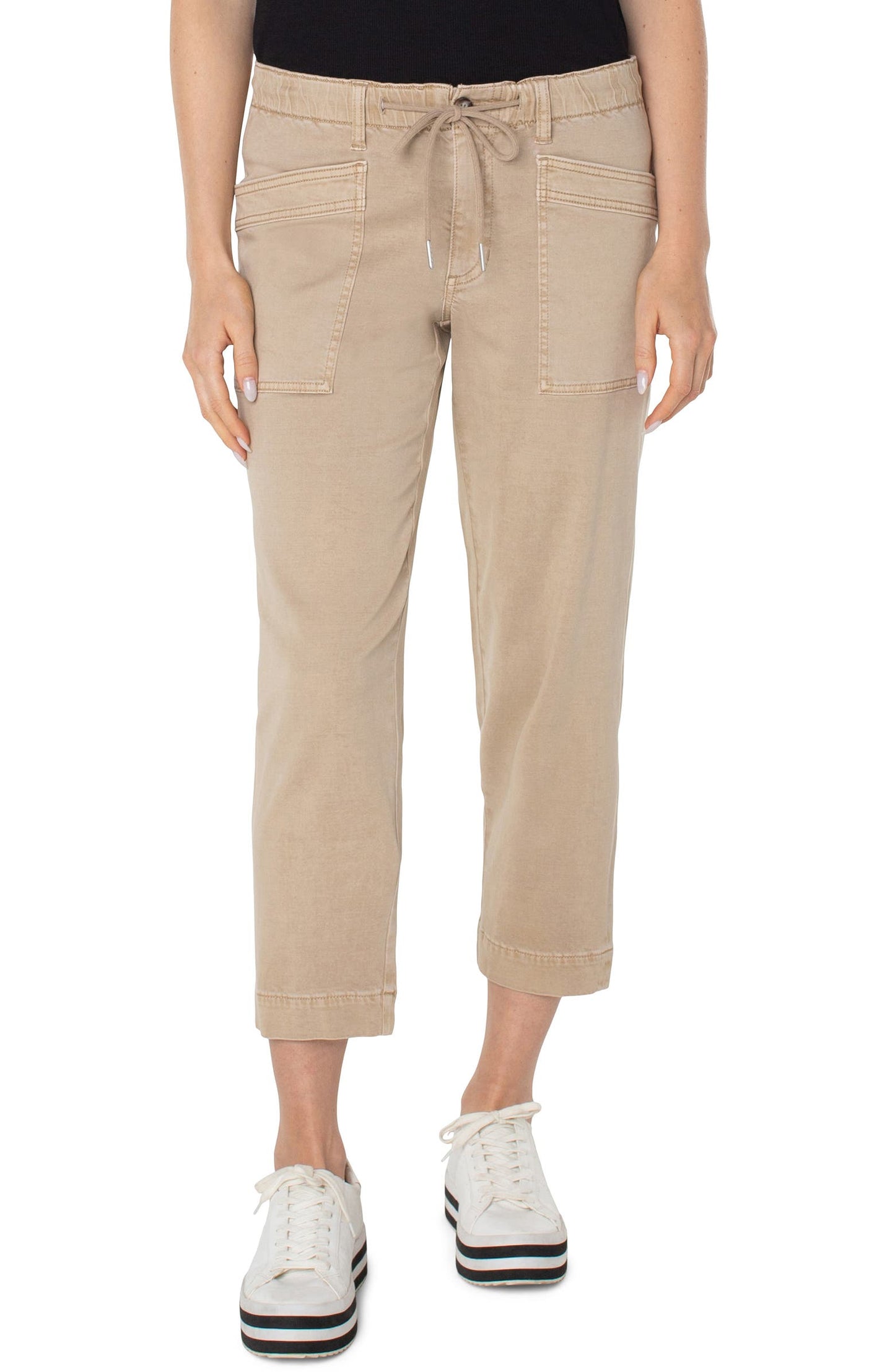 Rascal Pants with Patch Pockets - Biscuit Tan