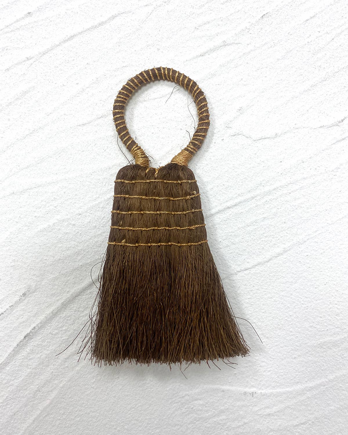 Palm Fiber Brush with Handle