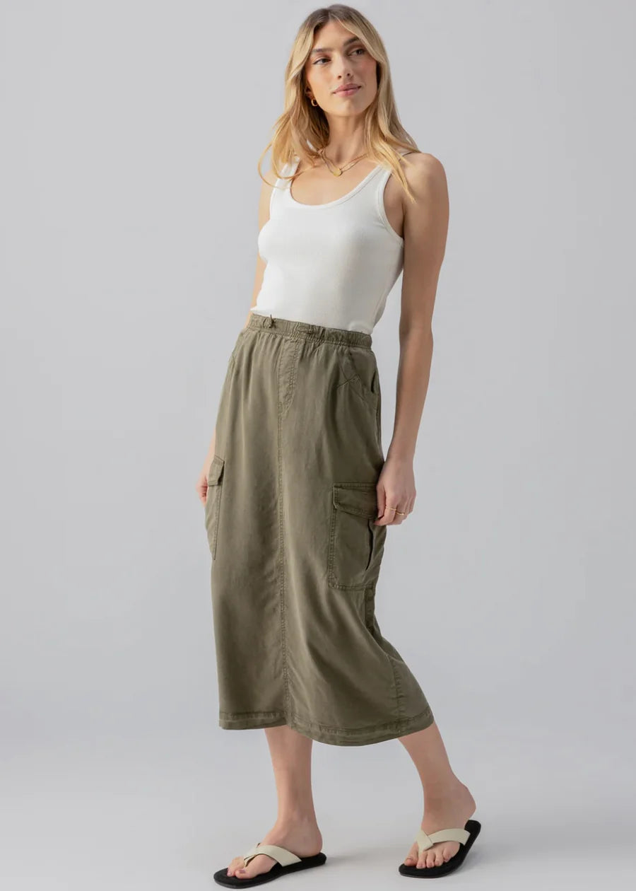 Parachute Skirt - Burnt Olive