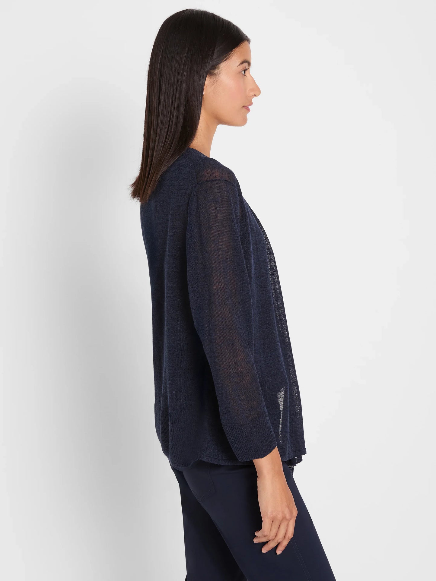 Four-Way Cardigan Sweater - Indigo