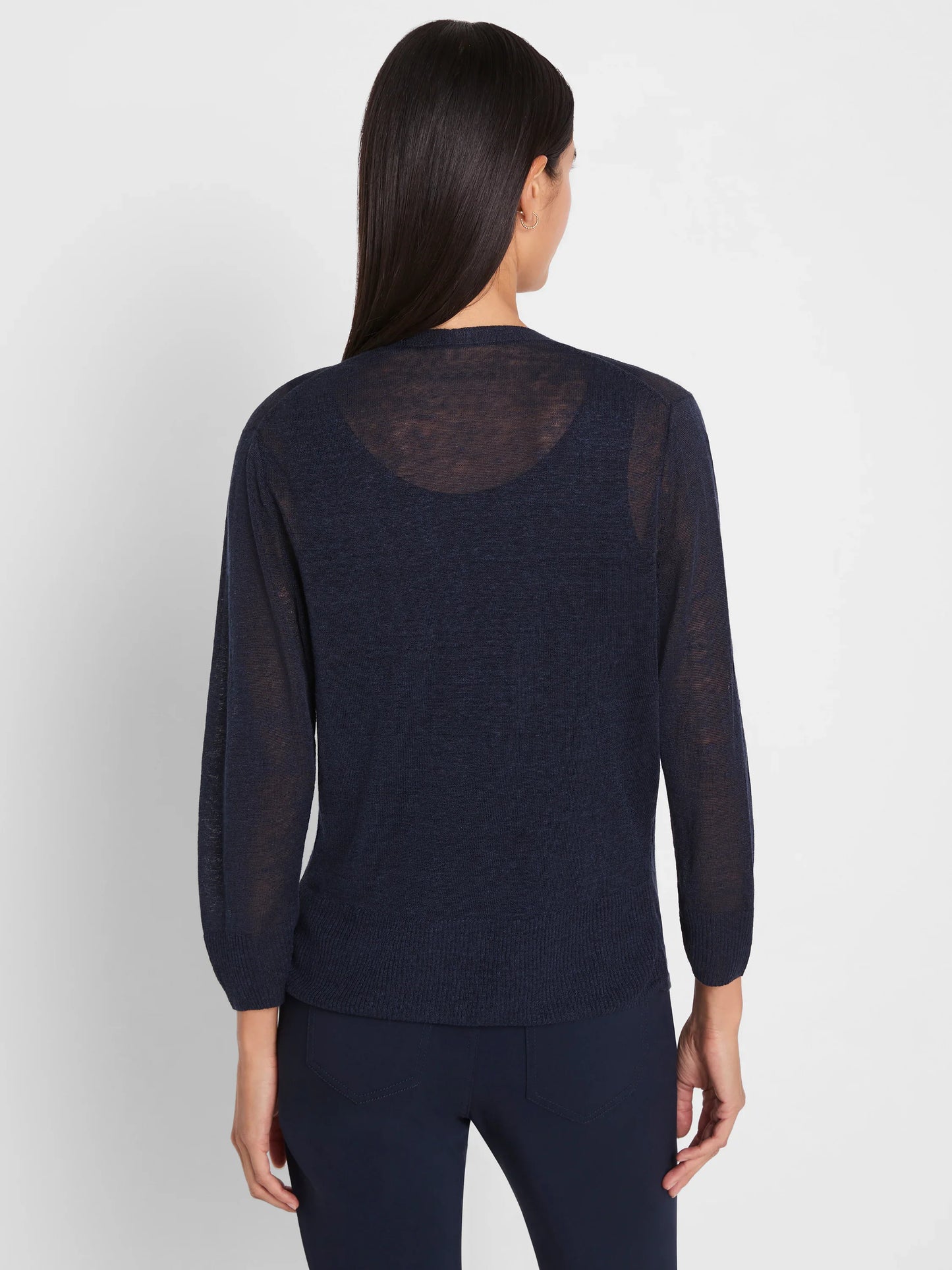 Four-Way Cardigan Sweater - Indigo