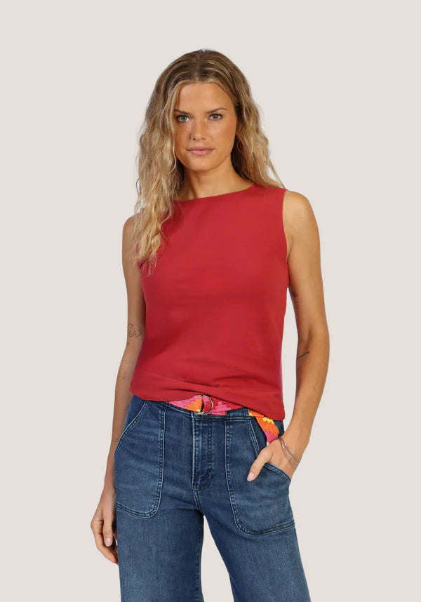 Anna Tank - Dark Red