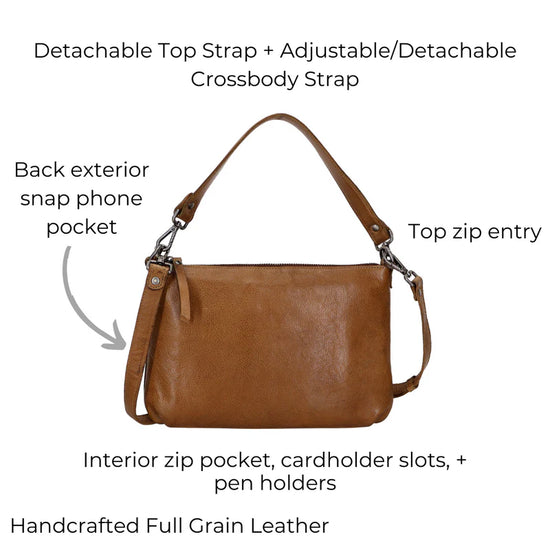 Stevie Crossbody - Camel