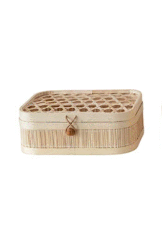 Hand-Woven Bamboo Box - Small