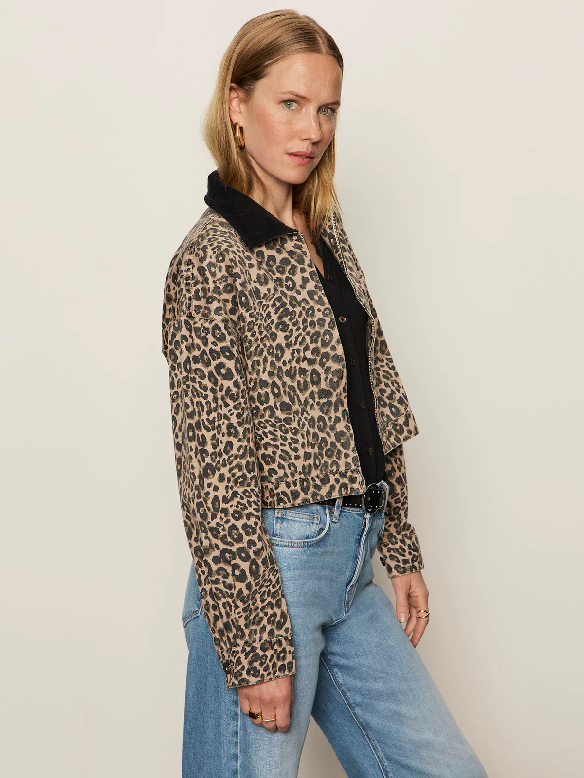 Cropped Barn Jacket - French Kitty