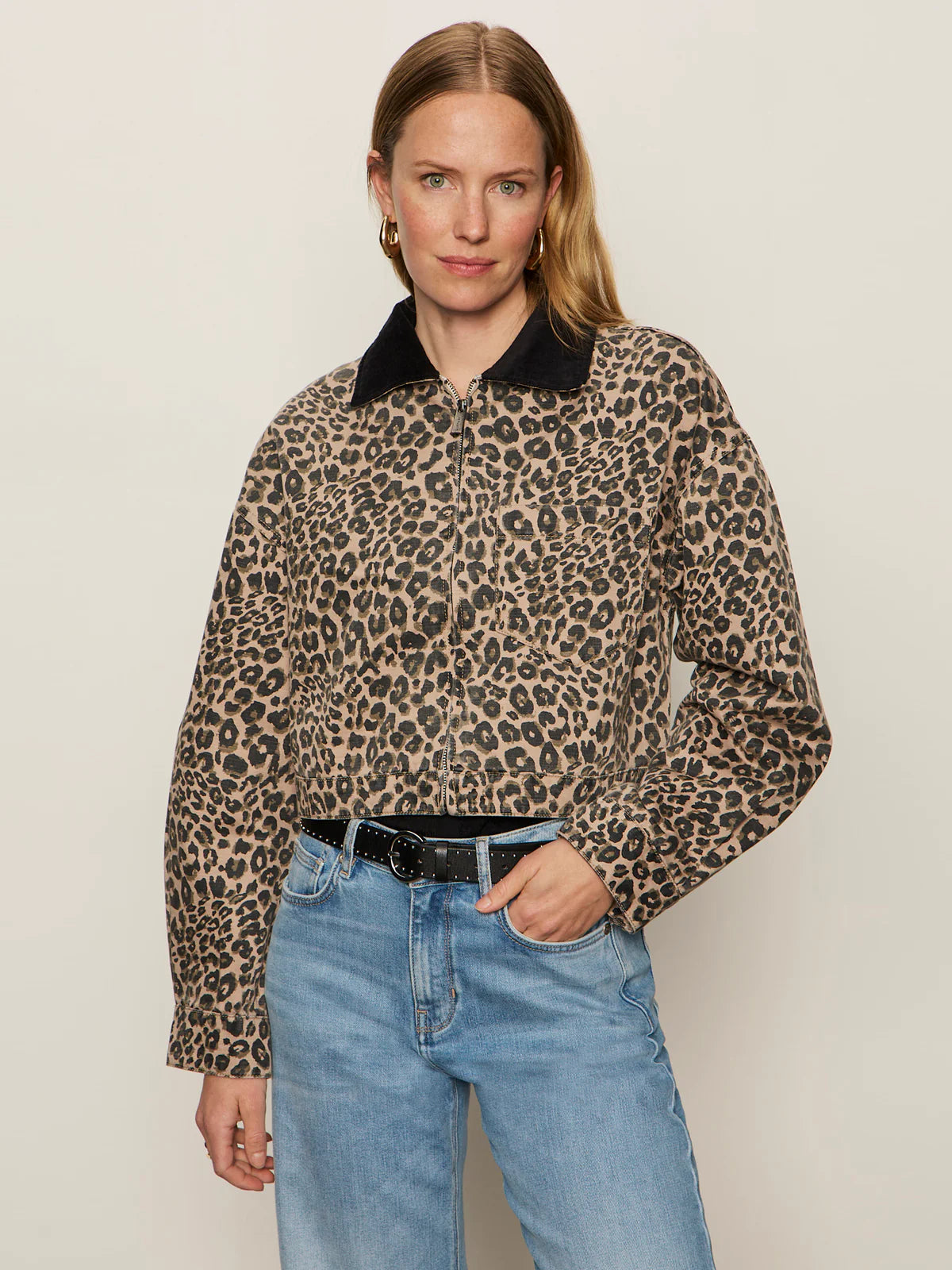 Cropped Barn Jacket - French Kitty