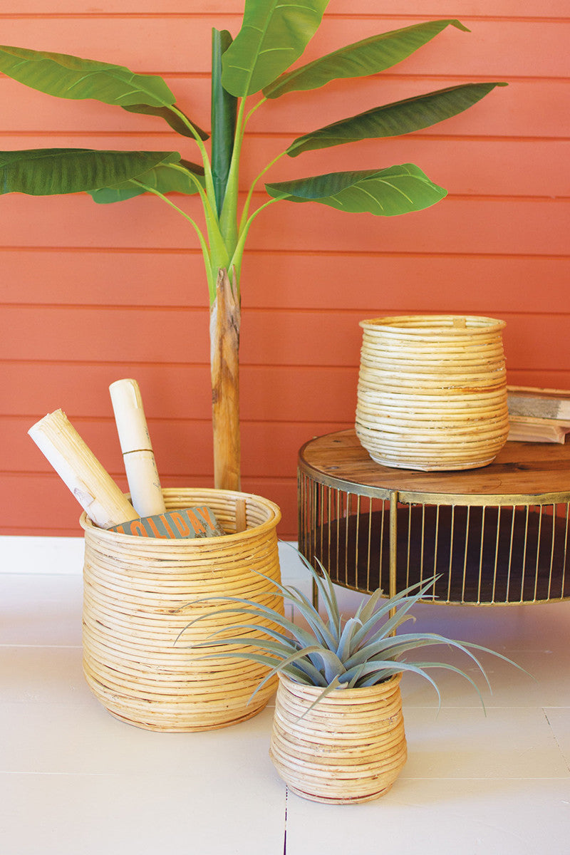 Load image into Gallery viewer, Woven Willow Planter - Medium
