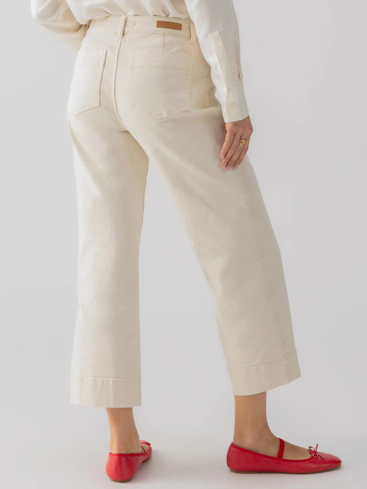 Marine Straight Leg Pants - French Vanilla